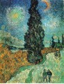 Route avec les cyprès 2 Vincent van Gogh